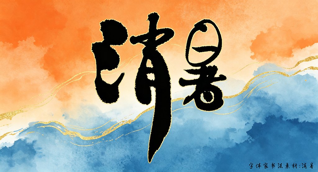 字体家AI神笔造字，纸上写个“消暑”翻车了？问题竟出在源素材不够端正