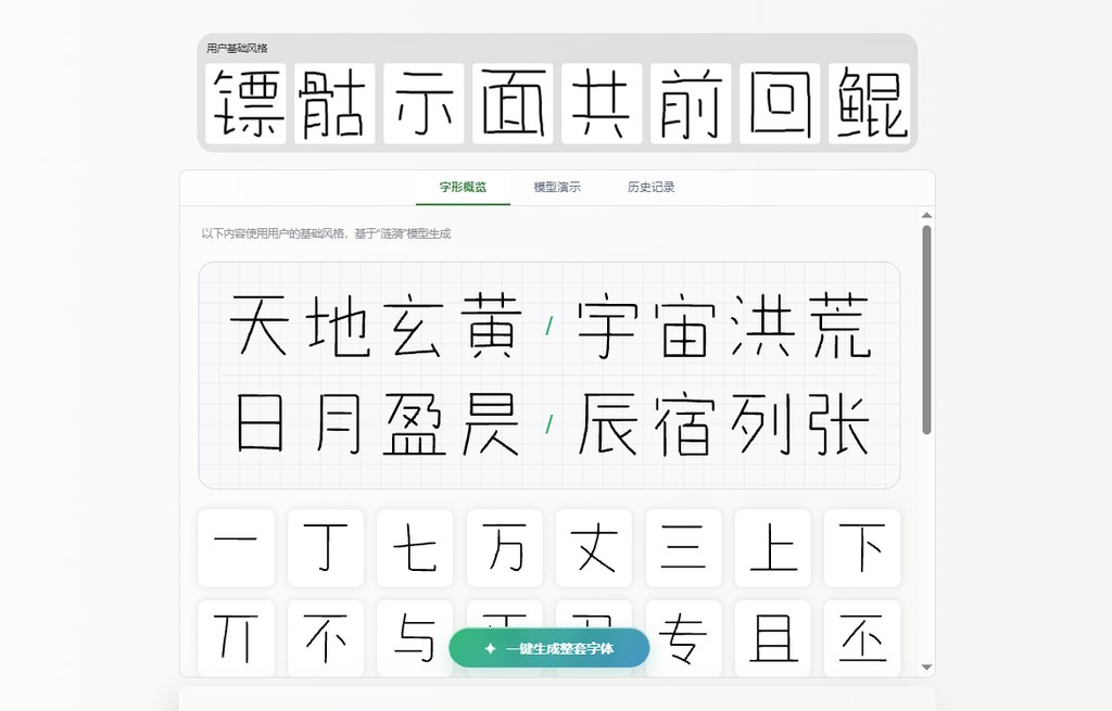 生成效果预览