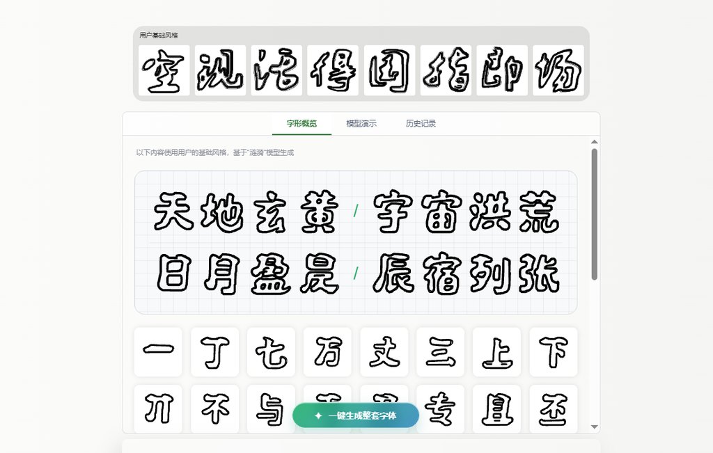 生成效果预览