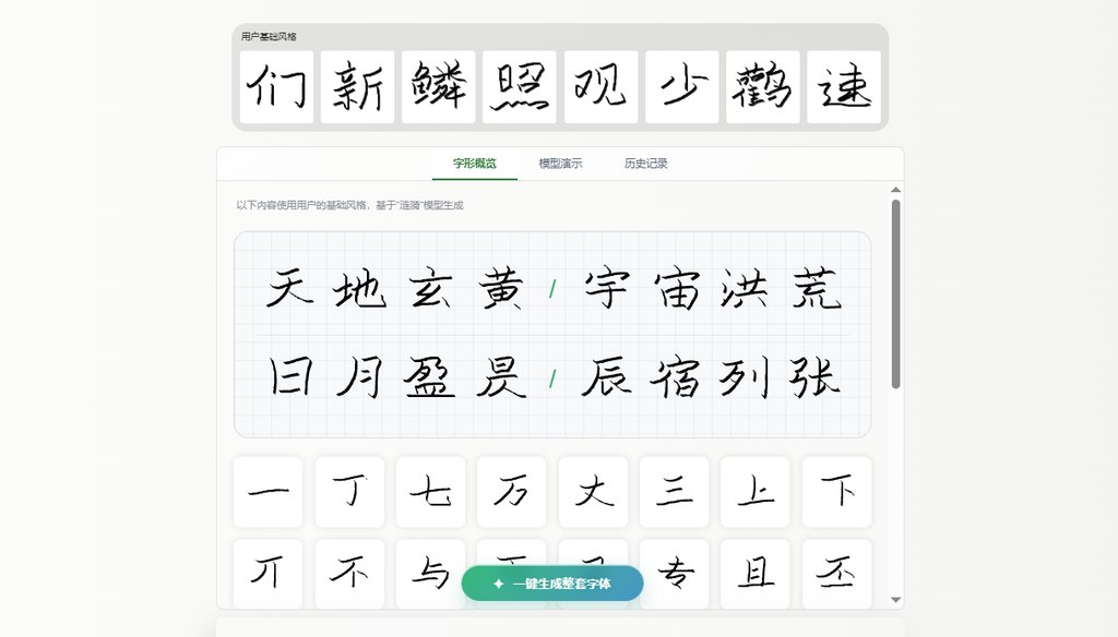 生成效果预览