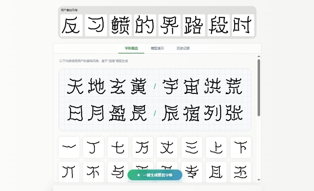 生成效果预览