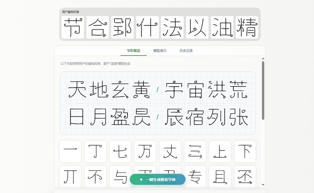 生成效果预览