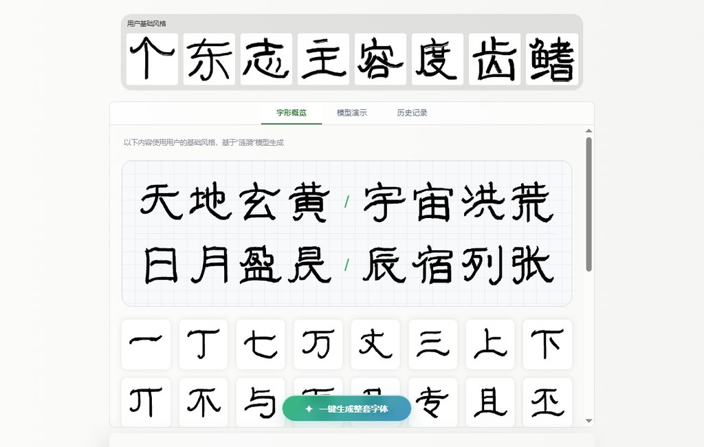 生成效果预览