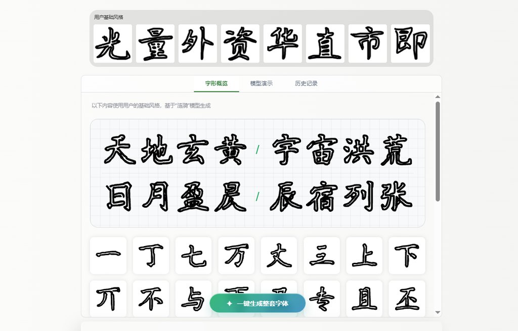 生成效果预览