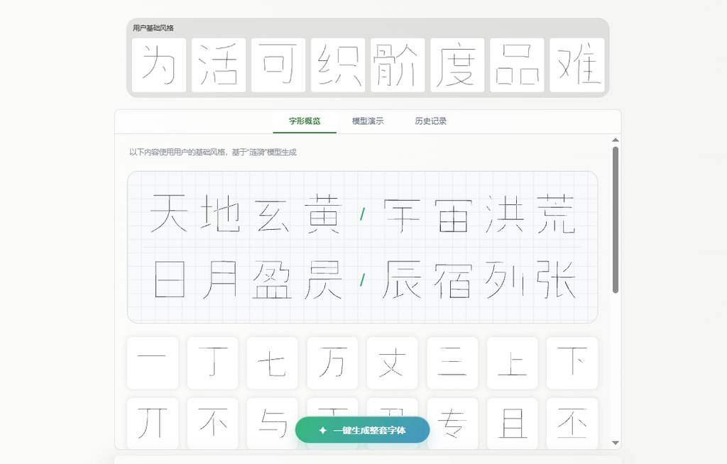 生成效果