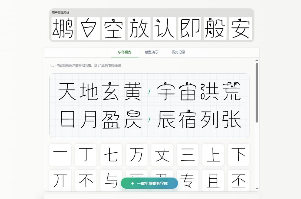 生成效果预览