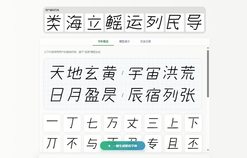 生成效果预览