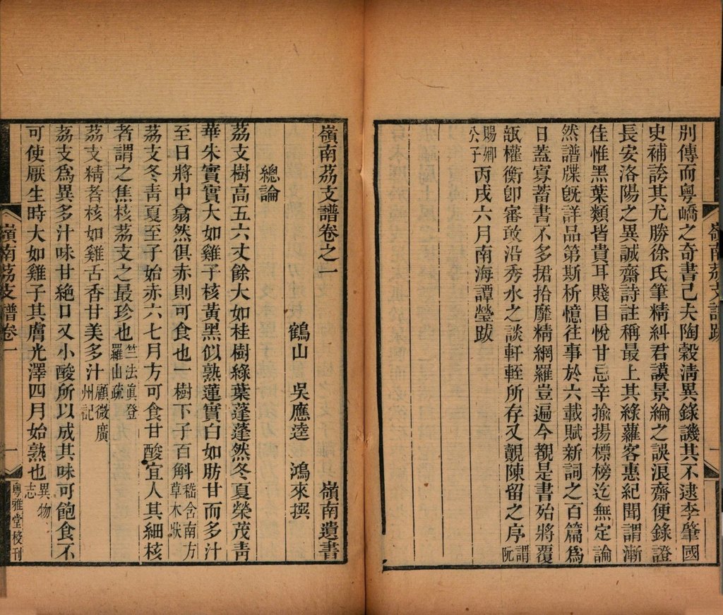 清代吳應(yīng)逵編撰《嶺南荔支譜》 內(nèi)文2