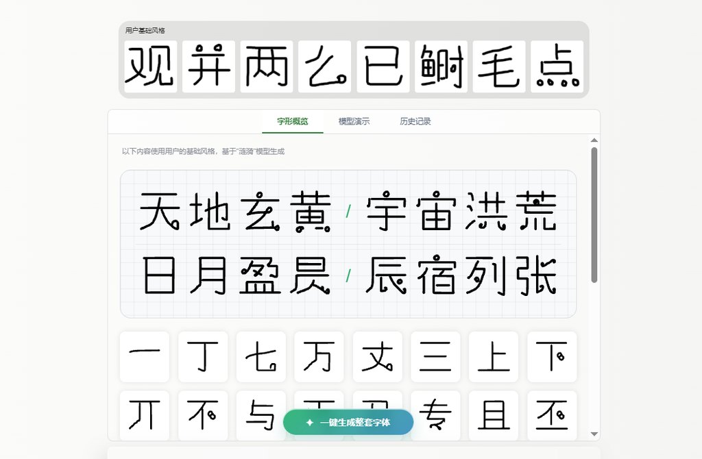 生成效果预览